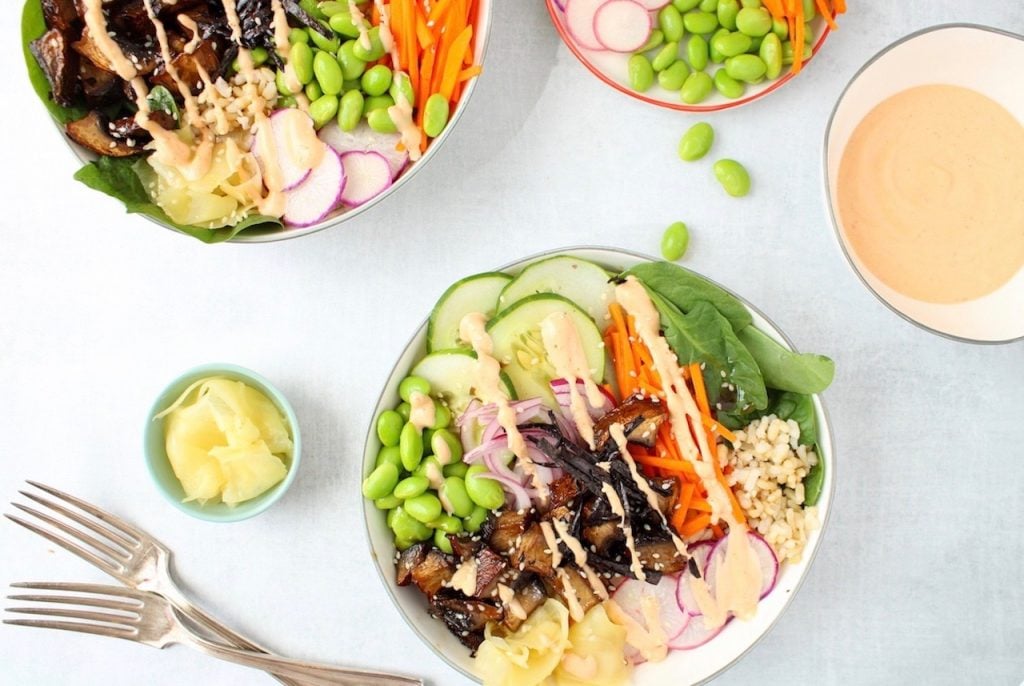 Portobello Poke bowl