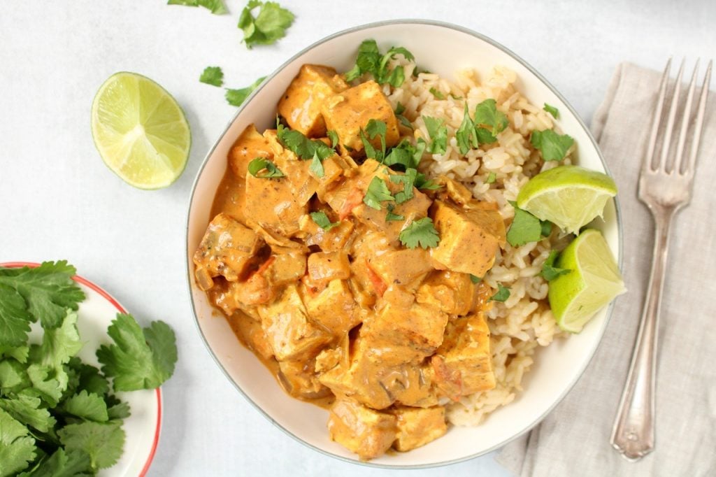 Vegan Tikka Masala with Tofu (Easy & Quick) - Plant Based Jess