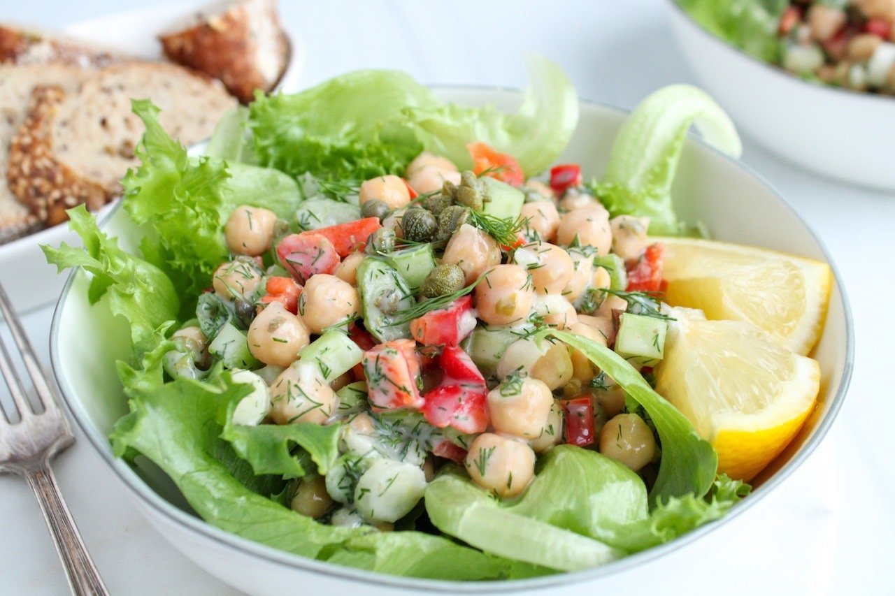 Vegan Chickpea Salad-image