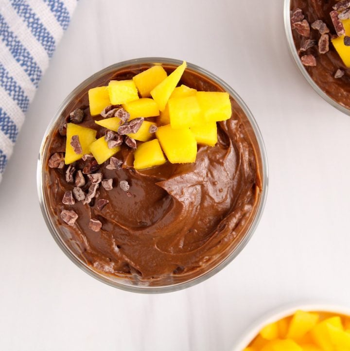 Vegan Chocolate Avocado Pudding Only 3 ingredients! Plant Based Jess