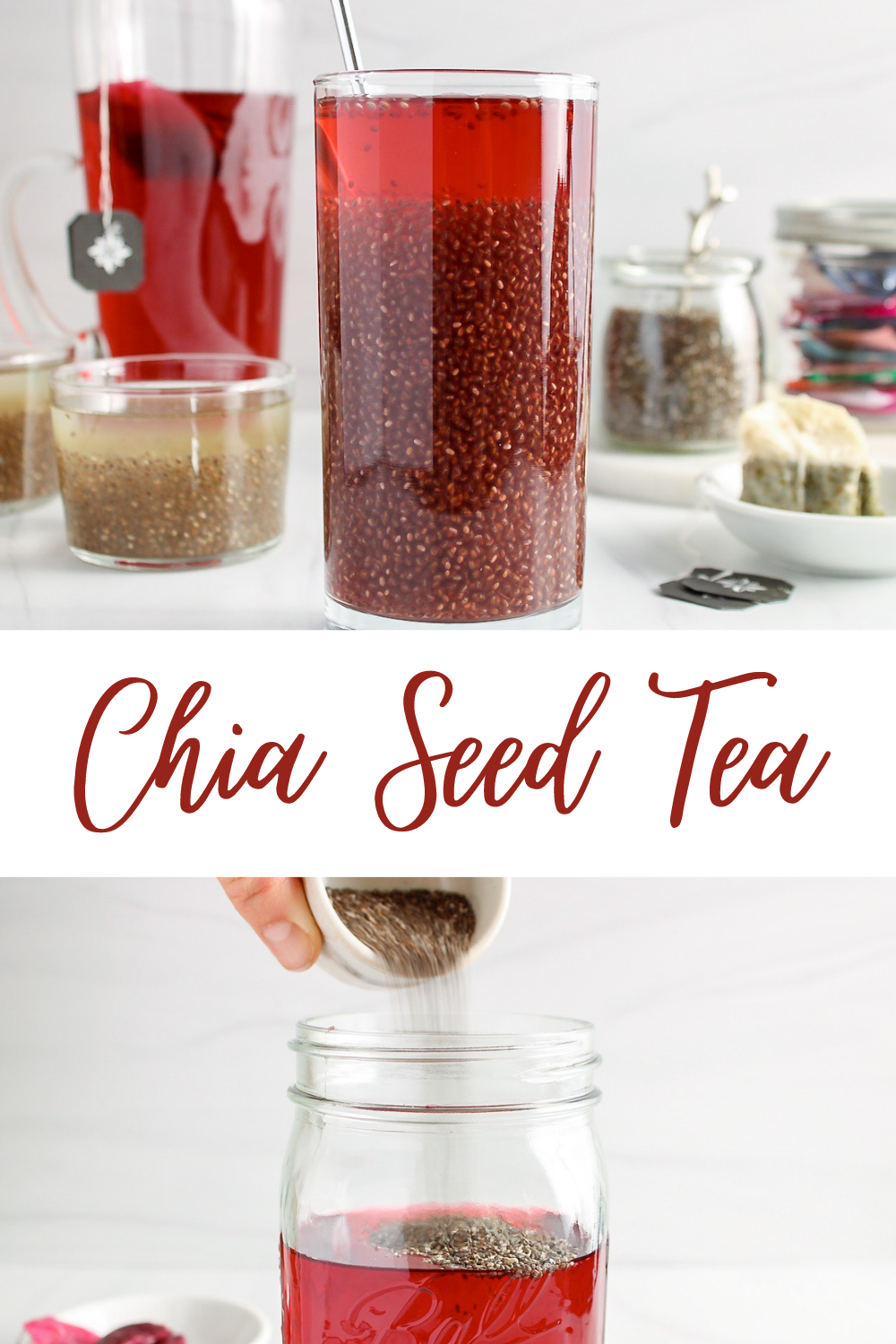 Chia seed tea - Plant Based Jess