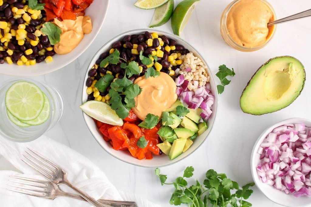 Chipotle Lime Black Bean Bowls - Plant Based RD