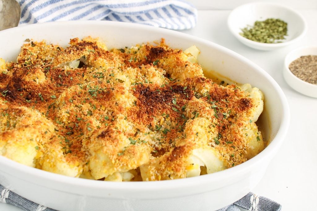 Vegan Cauliflower Gratin - Plant Based Jess