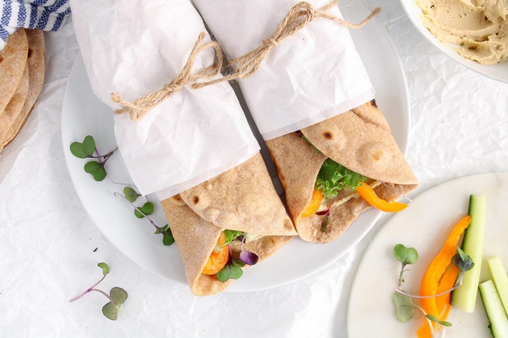 Whole-Wheat Veggie Wrap