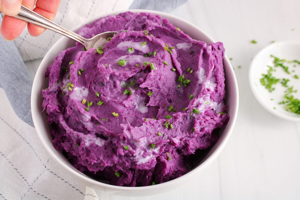 Easy Mashed Purple Potato (+ Flavor Variations) - Alphafoodie