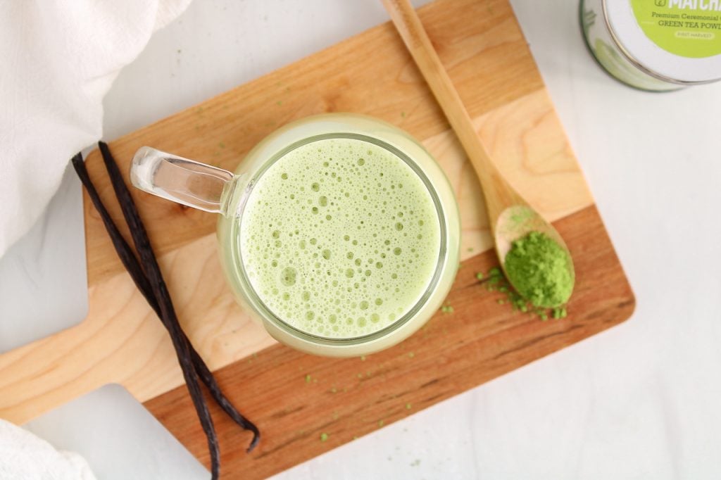 Buy Vanilla Flavoured Matcha Green Tea Powder Online