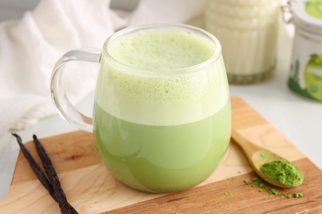 Latte matcha-vanille Recette