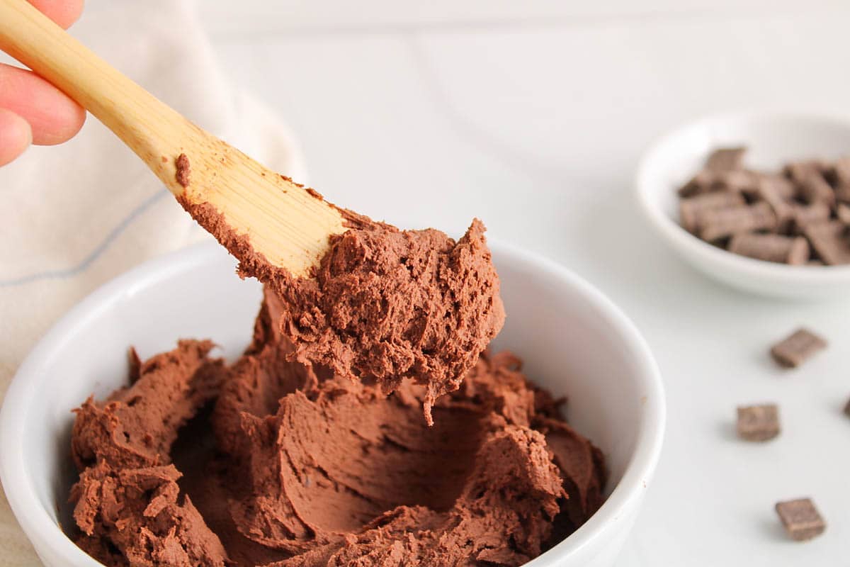 3Ingredient Vegan Dark Chocolate Frosting (No Butter) Plant Based Jess