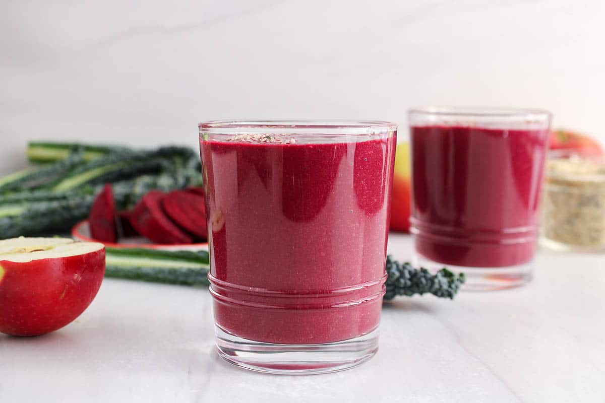 Beet Kale Smoothie Plant Based Jess