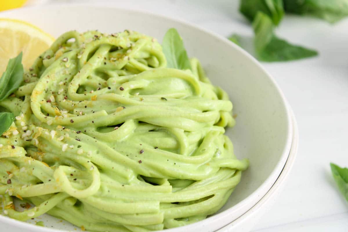 Green Pasta Sauce (Quick and Healthy) Plant Based Jess