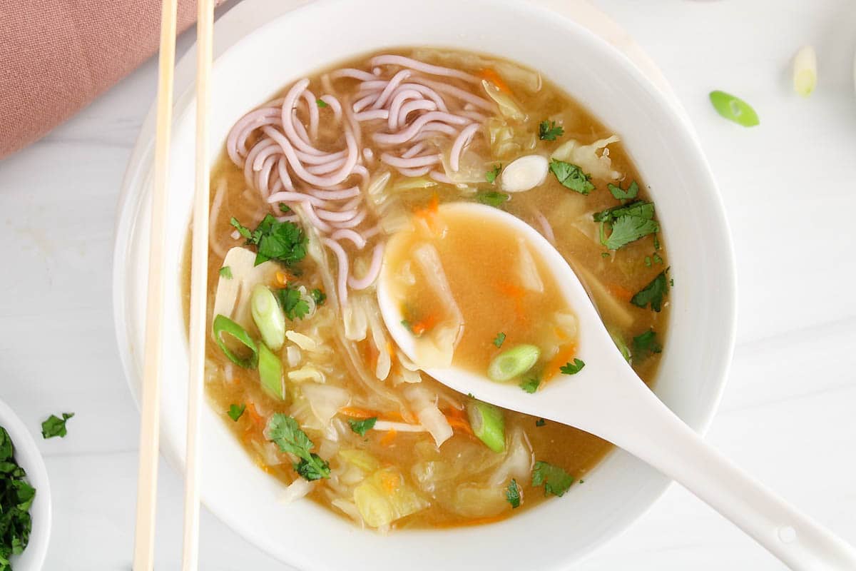 Cabbage Miso Soup-image