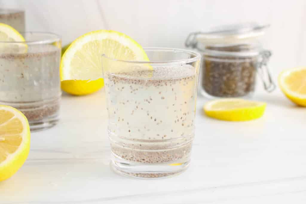 Lemon Chia Seed Water Plant Based Jess