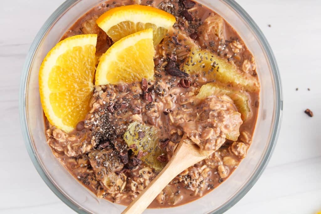 Organic Dark Chocolate & Orange Overnight Oats - Lufa Farms