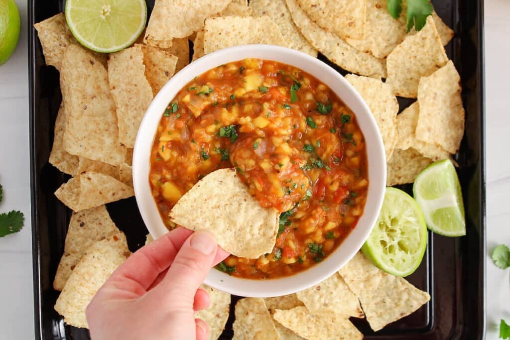 Spicy Habanero Salsa - This Savory Vegan