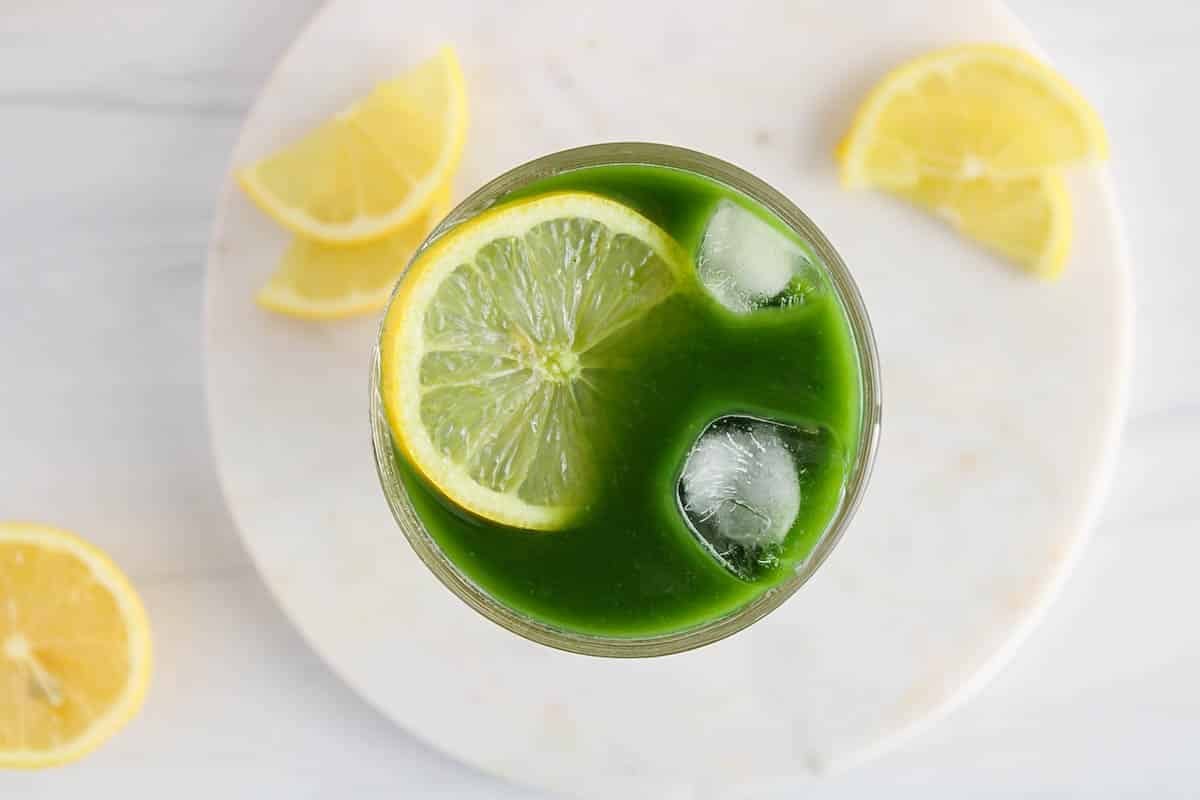 Iced Matcha Lemonade Plant Based Jess
