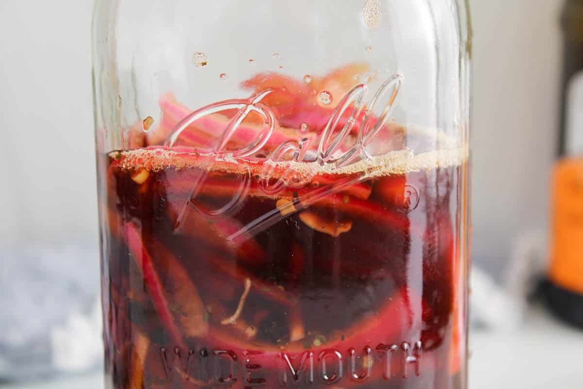 Balsamic Pickled Red Onions - Plant Based Jess