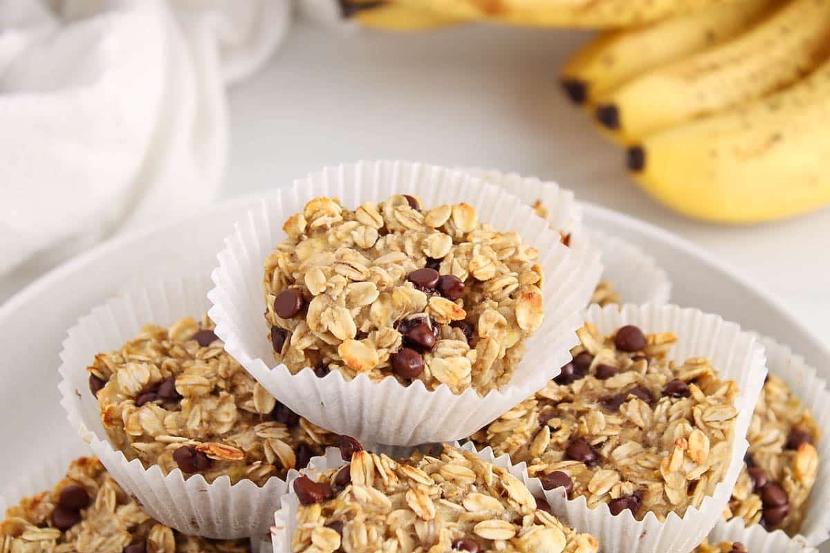 3Ingredient Banana Oatmeal Muffins Plant Based Jess