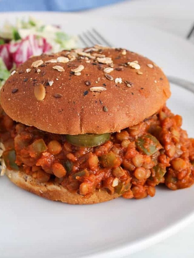 Vegetarian Sloppy Joes with Lentils Plant Based Jess