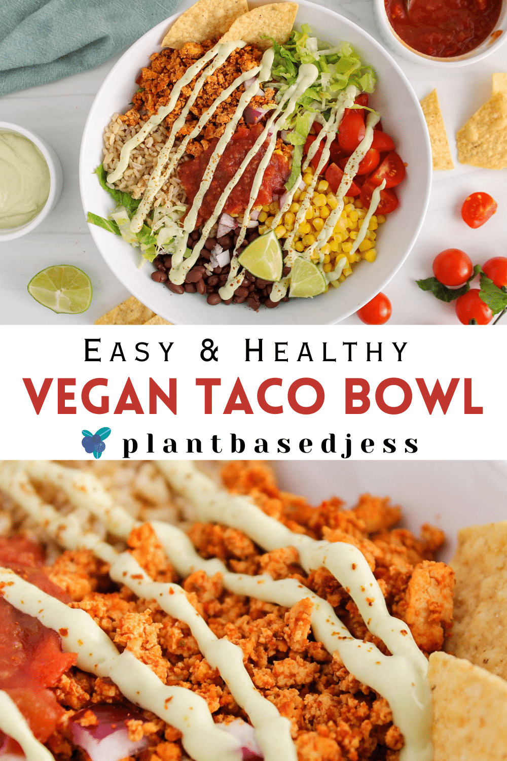 Vegan Taco Bowl Plant Based Jess