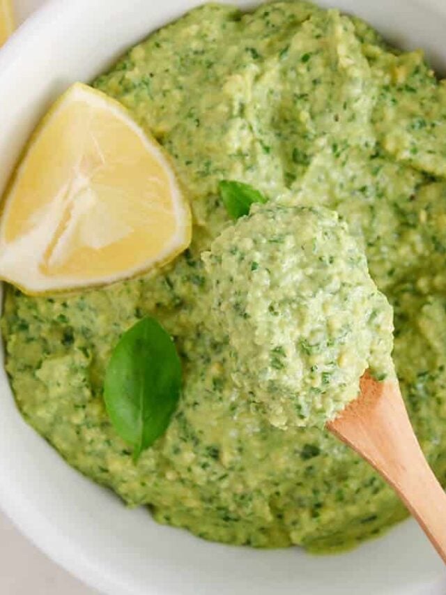 Vegan Cashew Basil Pesto (15Min!) Plant Based Jess