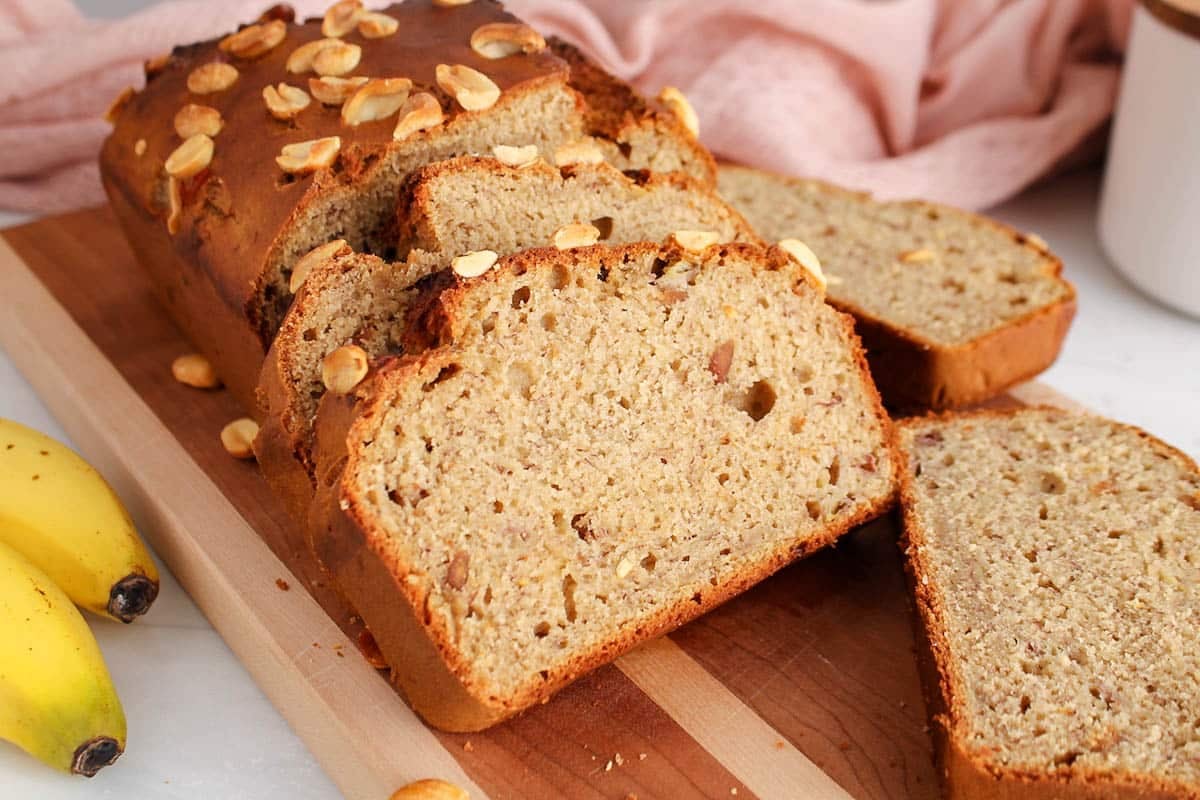 Vegan Peanut Butter Banana Bread (Healthy Recipe) Plant Based Jess