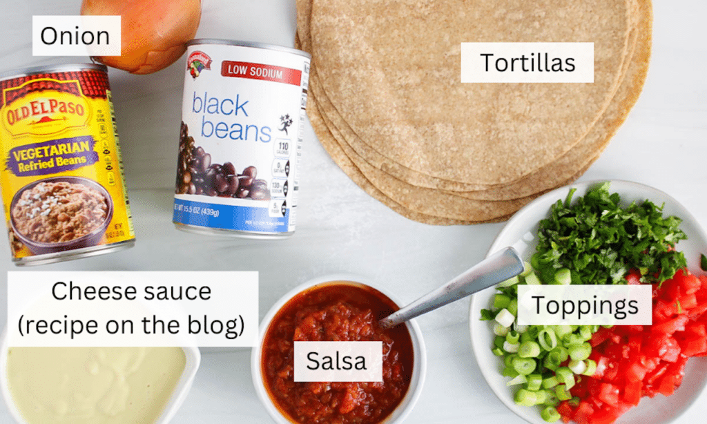 Showing the ingredients to make this recipe.