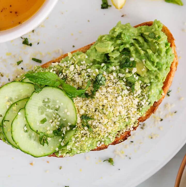 Photo inspiration: Visual Reference: High Protein Avocado Toast Vegan
