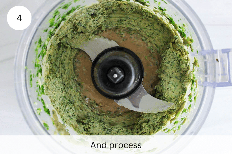 In process picture: process until thick.