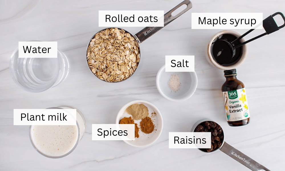 Showing are the ingredients needed to make this recipe.