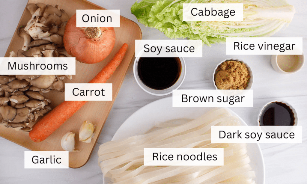 Showing are the ingredients needed to make this recipe.