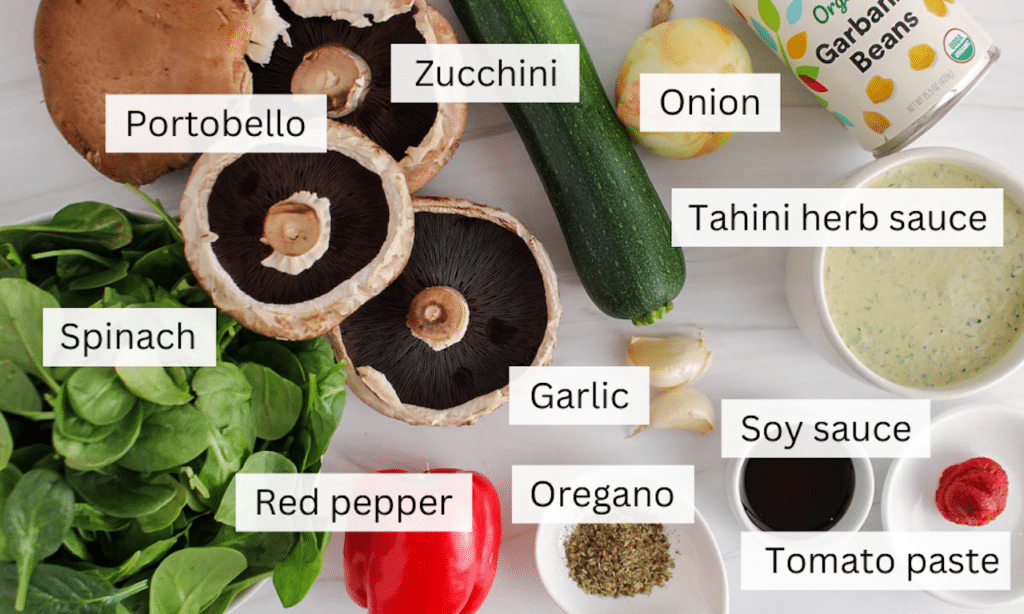Showing are the ingredients needed to make this recipe.