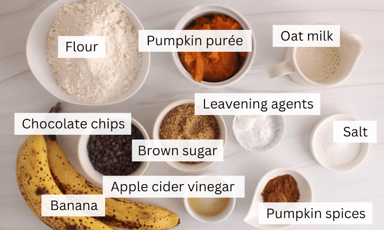Showing are the ingredients to make this recipe.