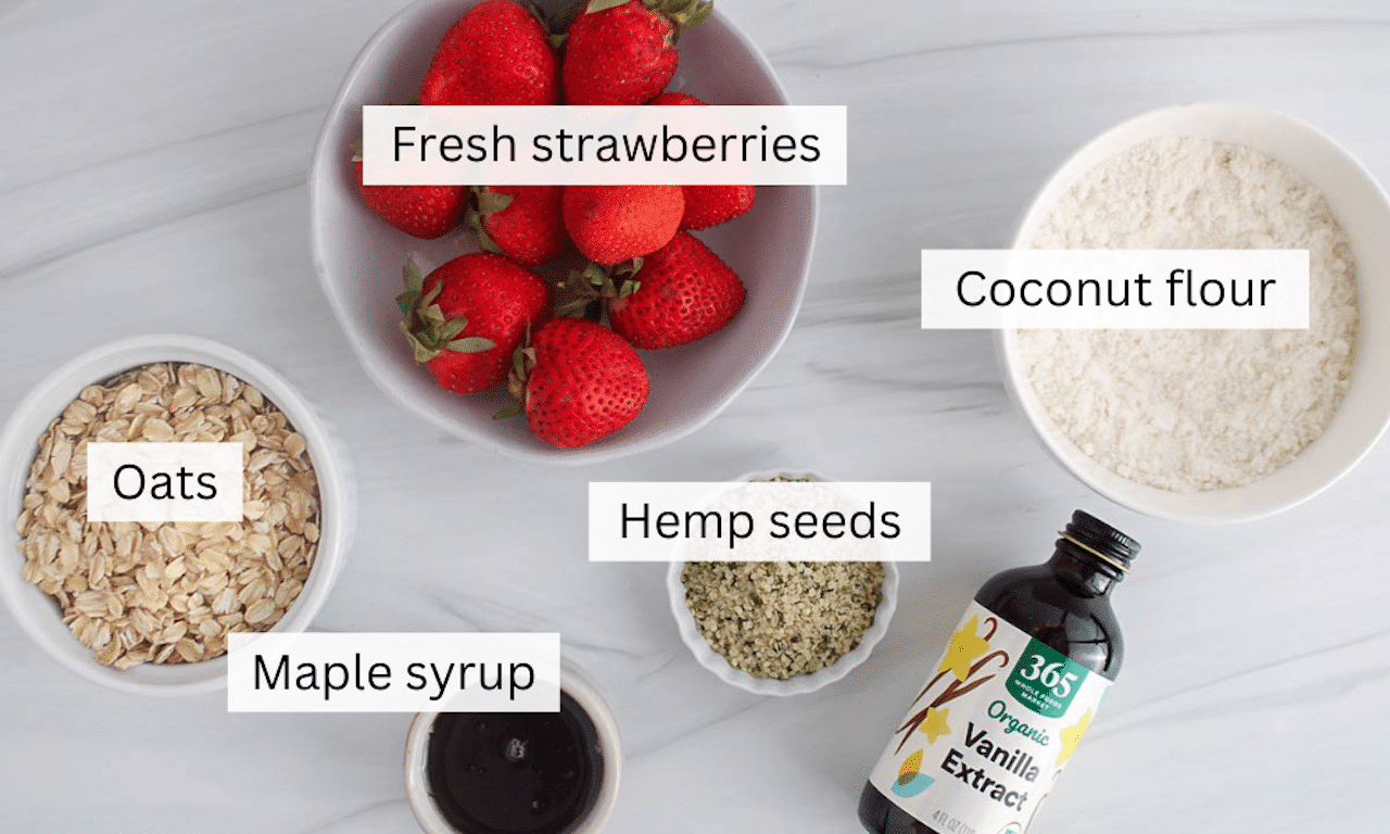 Showing are the ingredients needed to make this recipe.