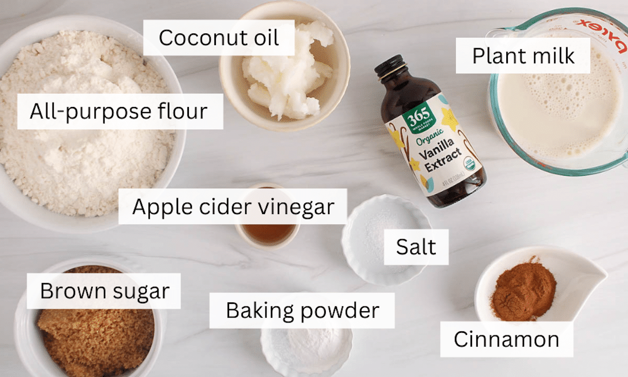 Ingredients to make a peanut butter caramel placed on a white table.