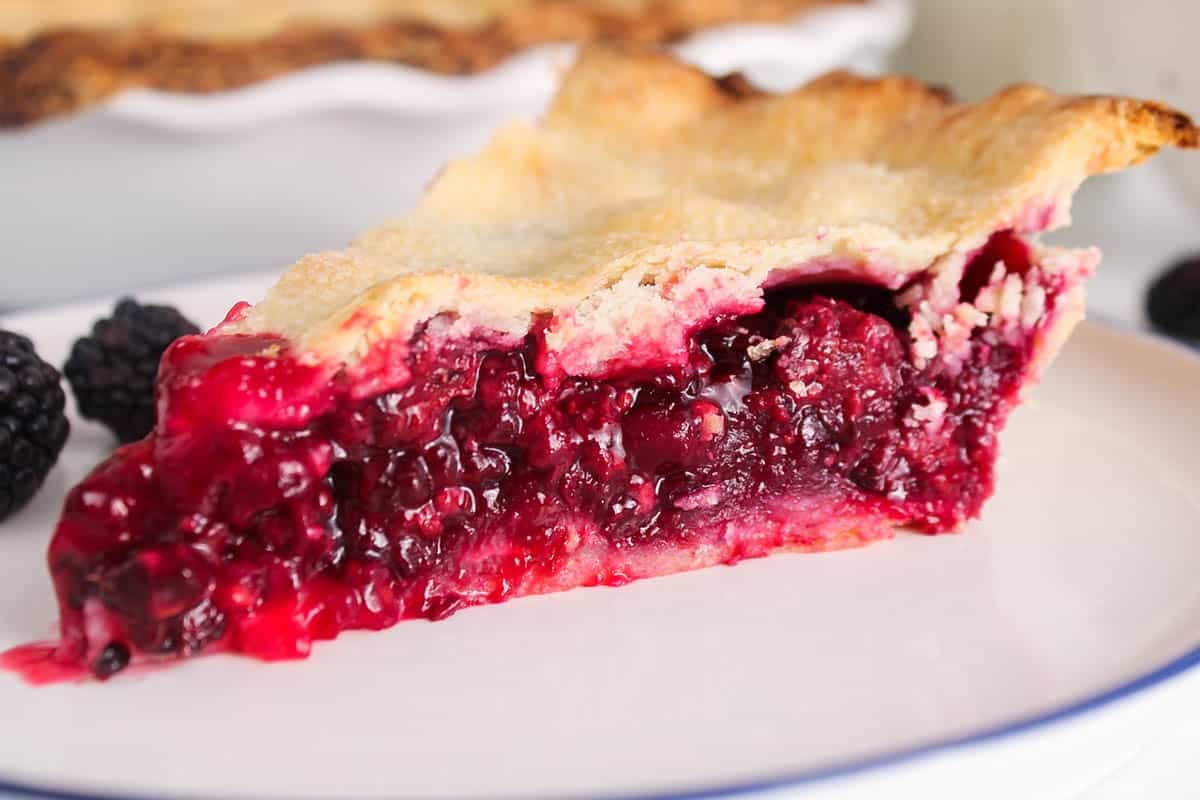 Vegan fruit pie made with a 3-ingredient pie crust.