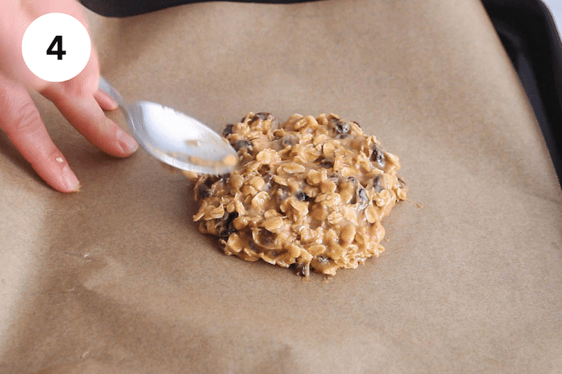 Shape and bake the cookie.